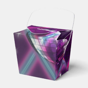 BACK TO THE 80'S Glam Dance Party Favour Boxes