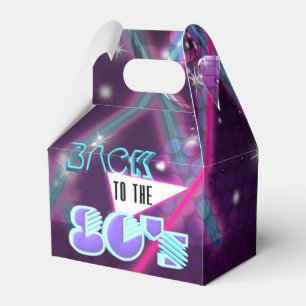 BACK TO THE 80'S Glam Party Retro Favour Boxes