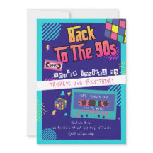 Back to the 90s Modern Retro Birthday 