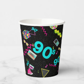 Back to the 90's, Retro, Any Age Paper Cups
