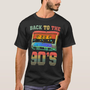Back to the 90s Retro Party 90er Cassette T-Shirt