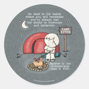 Back to the Basics Classic Round Sticker