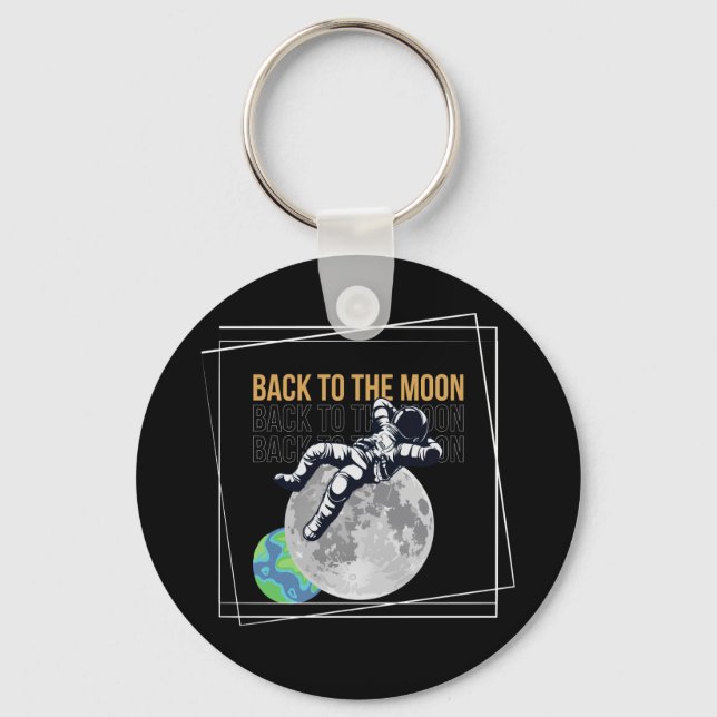 Back to the Moon Keychain (Front)