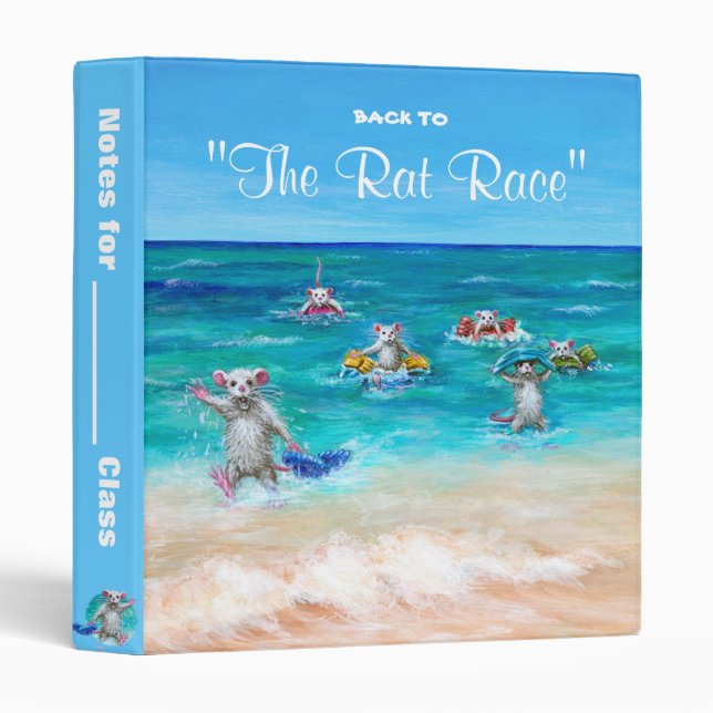 Back to The Rat Race School Avery Binder (Front/Spine)