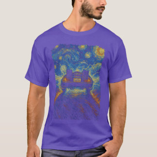 back to the starry night retro T-Shirt