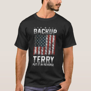 Back Up Terry American Flag Usa 4Th Of July Sungla T-Shirt