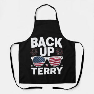 Back Up Terry Funny 4th of July Patriotic Firework Apron