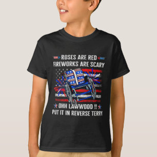 Back Up Terry Put It In Reverse Firework Funny 4th T-Shirt