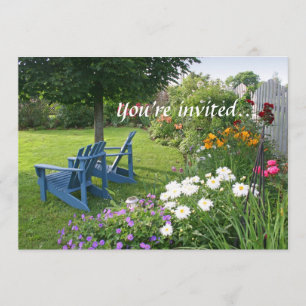 Back Yard Garden Invitation