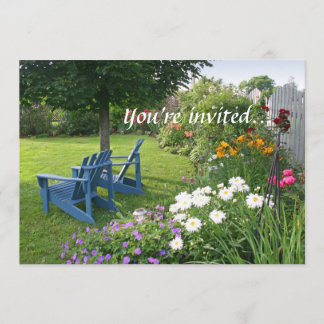 Back Yard Garden Invitation