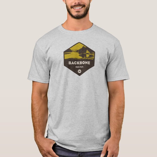 Backbone State Park Iowa T-Shirt (Front)
