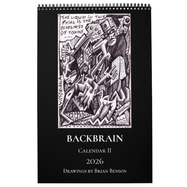 Backbrain Calendar II 2026 (Single Page, Medium) (Cover)