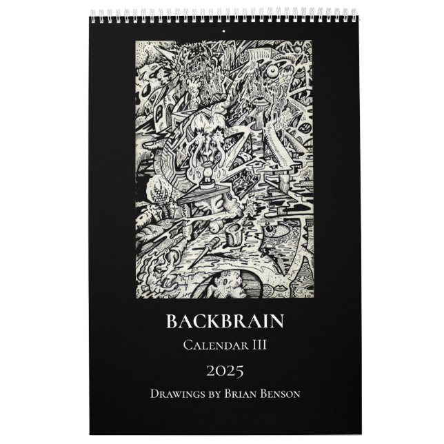 Backbrain Calendar III 2025 (Cover)