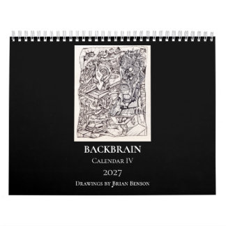 Backbrain Calendar IV 2024 Double-page