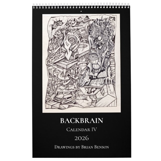 Backbrain Calendar IV 2026, Single-Page (Cover)