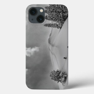 Backcountry Ski Climbers in fresh powder iPhone 13 Case