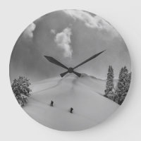 Backcountry Ski Climbers in fresh powder