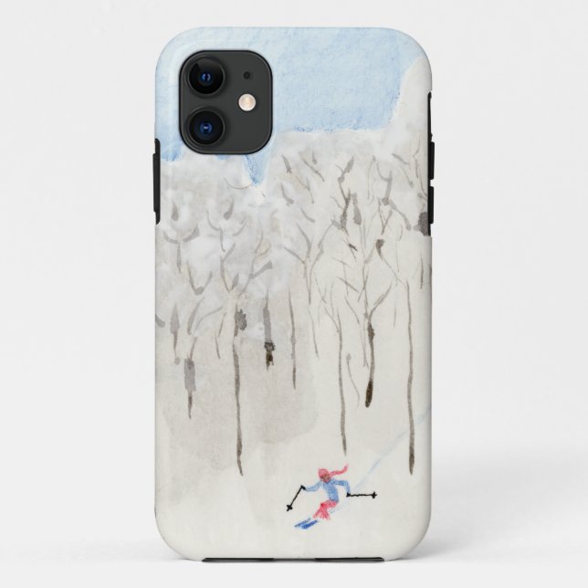 Backcountry Skier Case-Mate iPhone Case (Back)