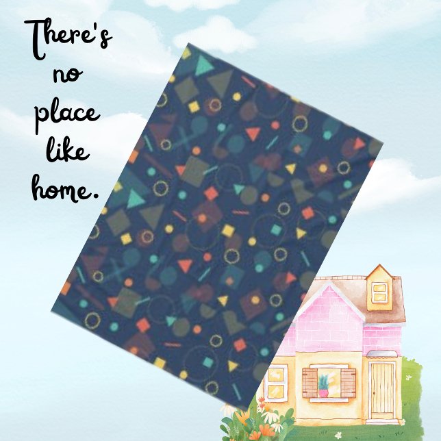  Backdrop Geometric Pattern  Fleece Blanket (Creator Uploaded)