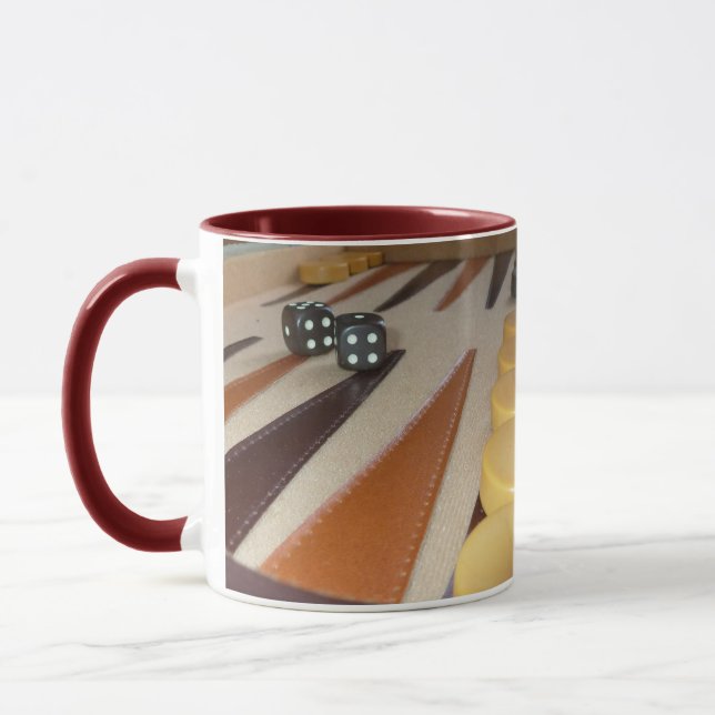 Backgammon Board Mug (Left)