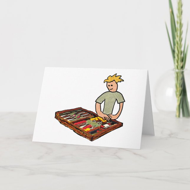 Backgammon Card (Front)