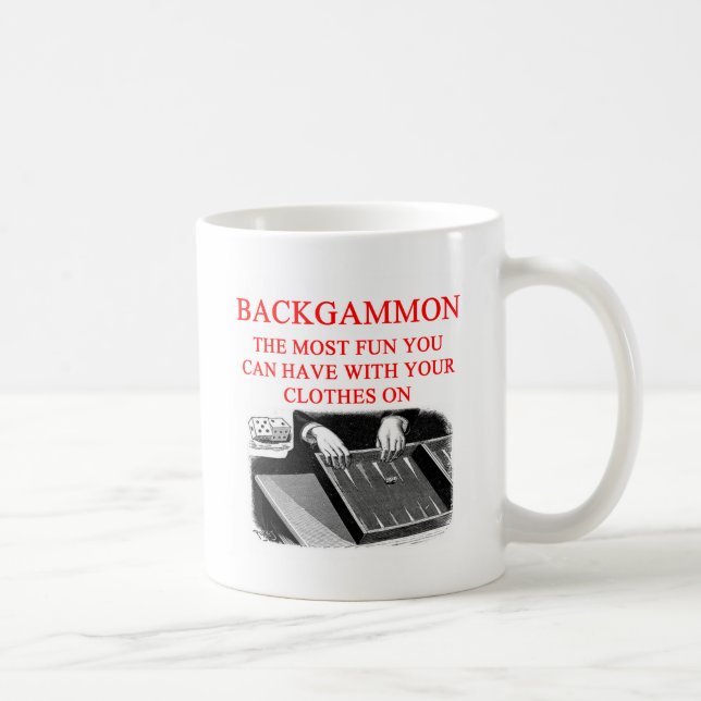 BACKGAMMON COFFEE MUG (Right)