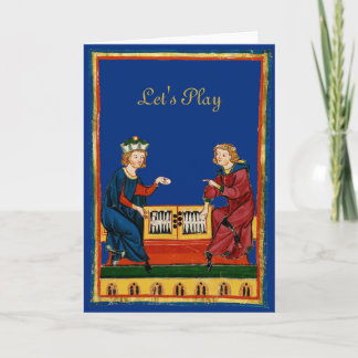 Backgammon: Customizable Holiday Card