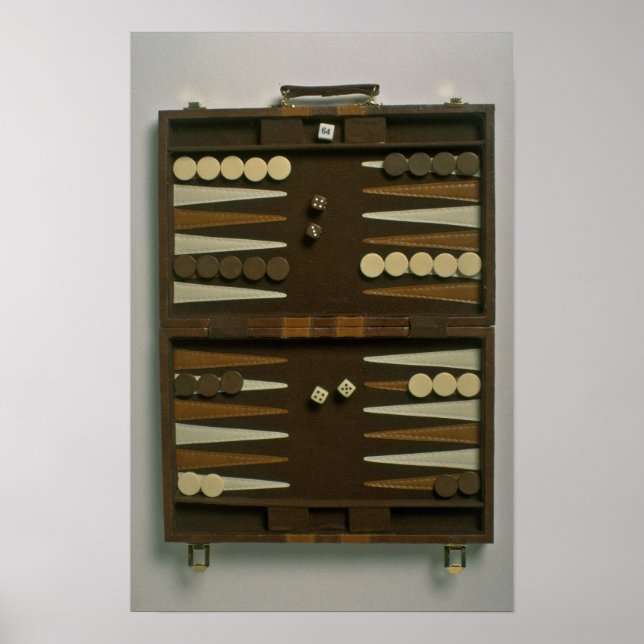 Backgammon game board poster (Front)