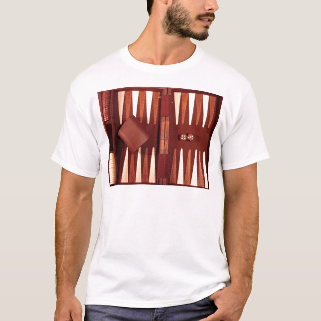 Backgammon game T-Shirt (Front)