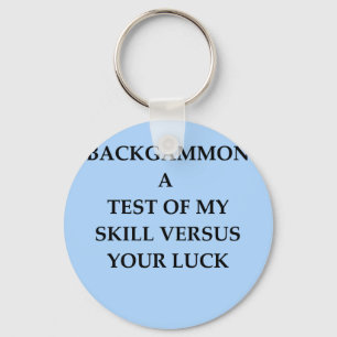 backgammon keychain
