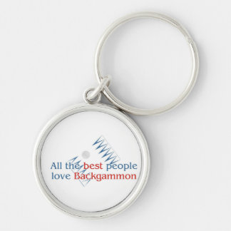 Backgammon Lover's Keychain