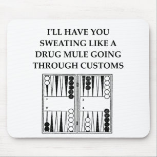backgammon mouse pad