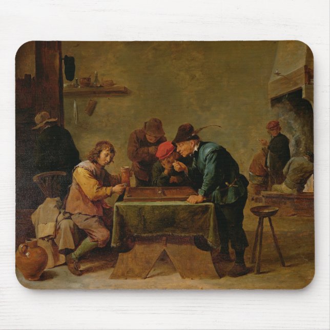 Backgammon Players, c.1640-45 Mouse Pad (Front)