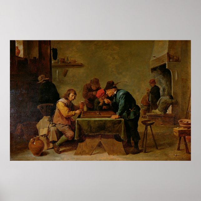 Backgammon Players, c.1640-45 Poster (Front)
