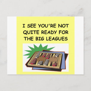 BACKGAMMON.png Postcard