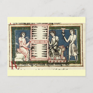 Backgammon Postcard
