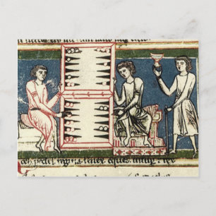 Backgammon Postcard