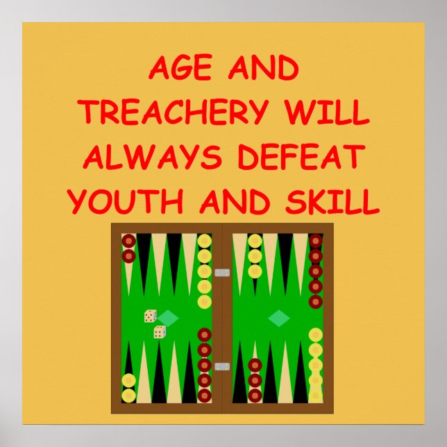 backgammon poster (Front)