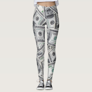 Background 100 Dollar Bills. Leggings
