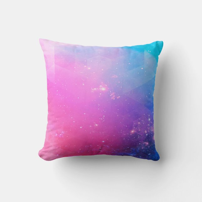 Background abstract futuristic throw pillow (Front)