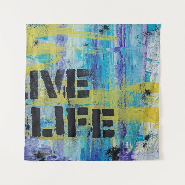 Background abstract graffiti tapestry (Front)