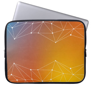 Background abstract line laptop sleeve