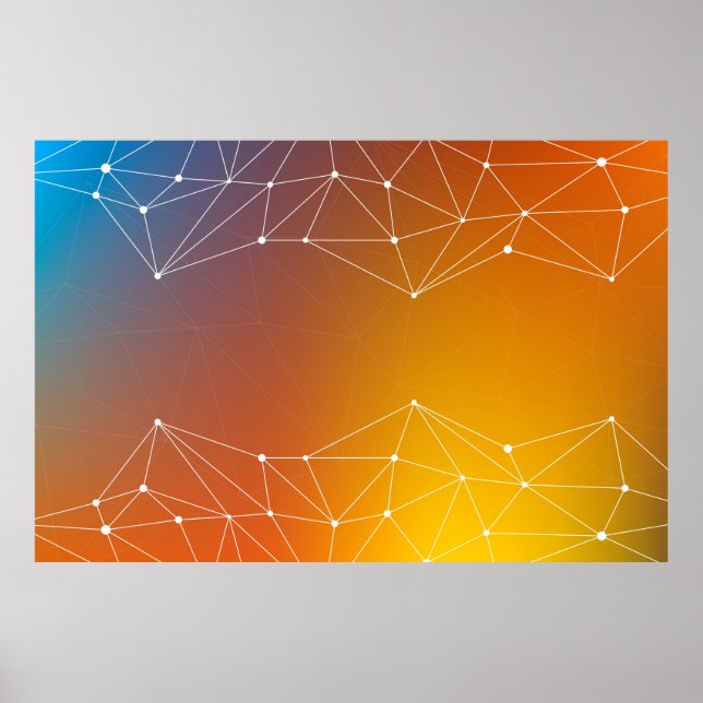 Background abstract line poster (Front)