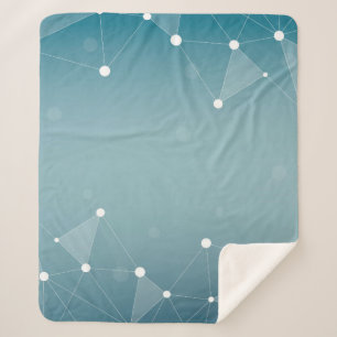 Background abstract line sherpa blanket
