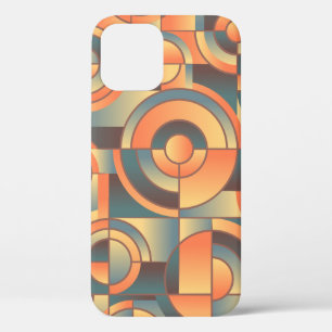 Background-abstract-orange-blue iPhone 12 Pro Case