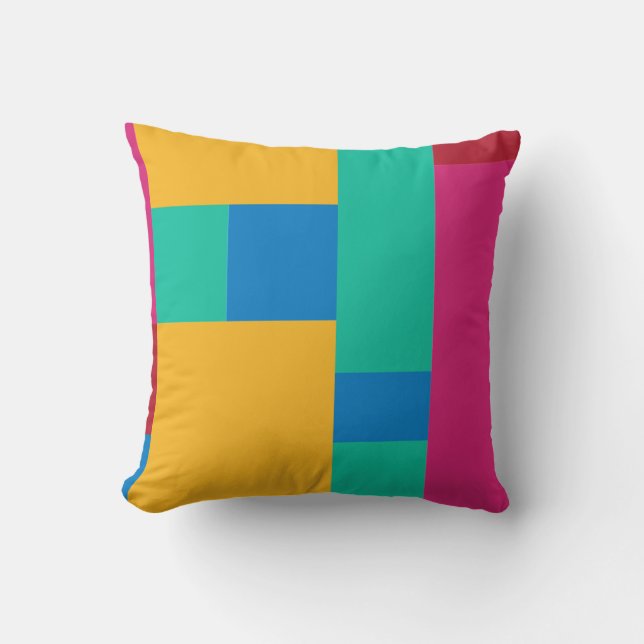 Background abstract throw pillow (Front)