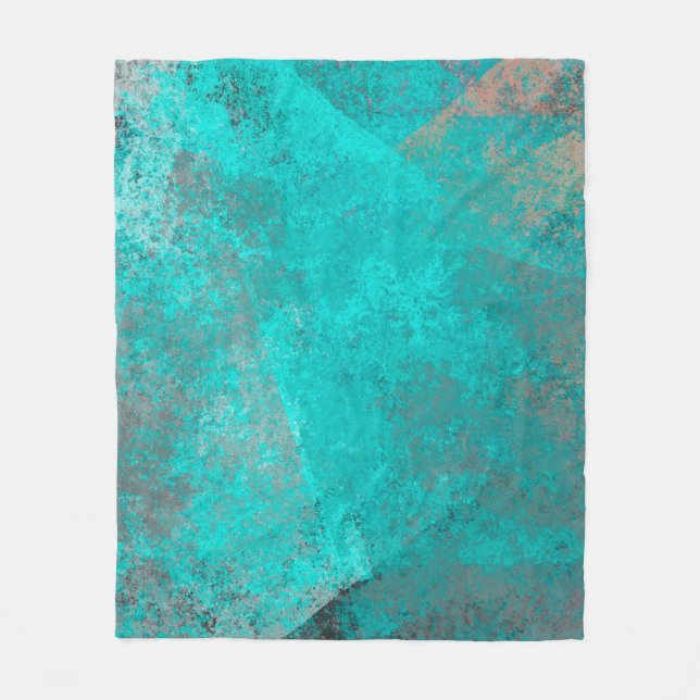 Background abstract wall colorful fleece blanket (Front)