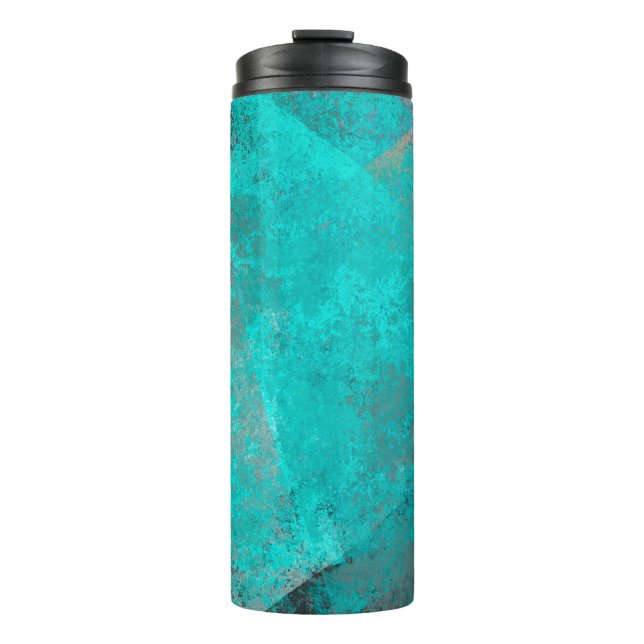 Background abstract wall colourful thermal tumbler (Front)
