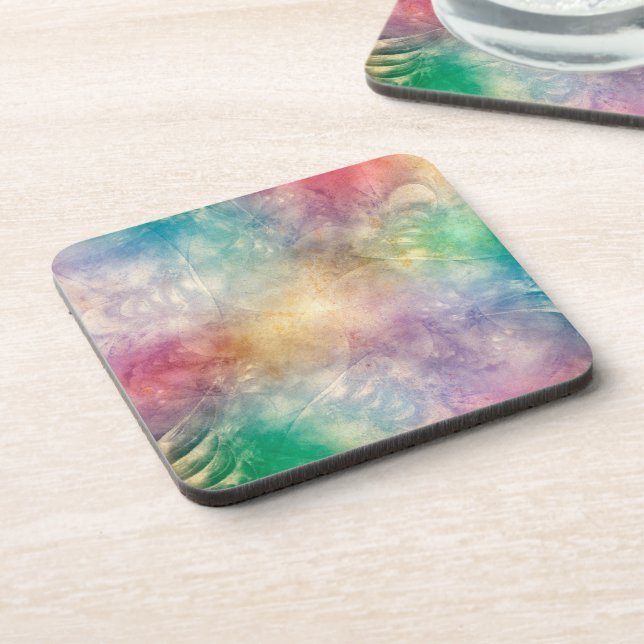 Background Antique Apophysis Fractals I Coaster (Left Side)