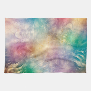 Background Antique Apophysis Fractals I Kitchen Towel